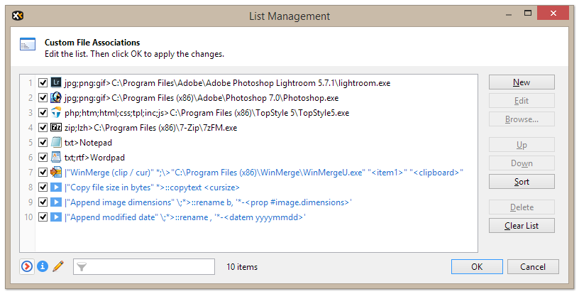 自定义文件关联